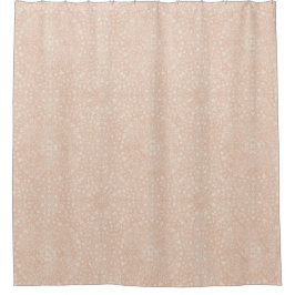 Bloemliefde mandala klei roze douchegordijn