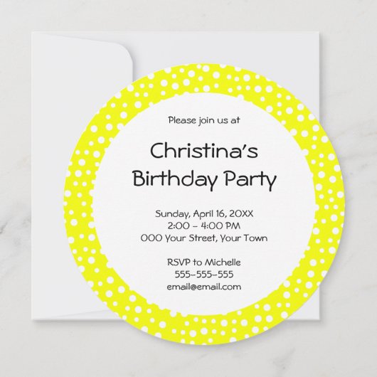 Bloemmacht Verjaardagsfeest Kaart (Achterkant)