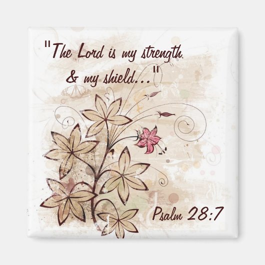 Bloemmagneet Magneet (Voorkant)