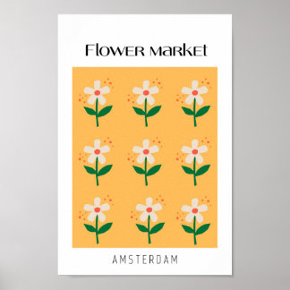 Bloemmarkt Amsterdam Poster
