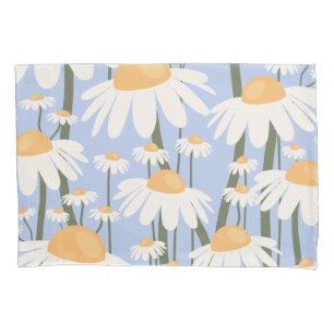 Bloemmarkt Florence Pastel Blue Retro Floral Kussensloop