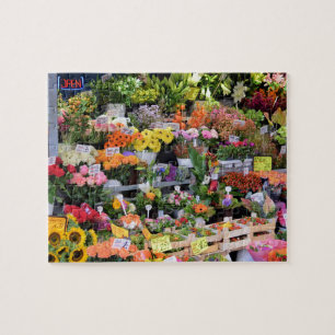 Bloemmarkt - Streets van Duitsland - 8 x 10 - 110 Legpuzzel