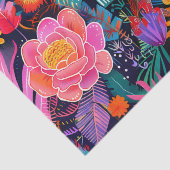 Bloemmaximalisme Bright Flower Tissuepapier (Detail)