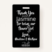 bloemmeisje Petal Patrol Badge (Achterkant)