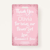 bloemmeisje Petal Patrol Badge (Achterkant)