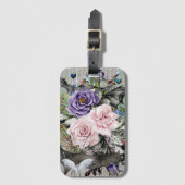 bloemmengeling bagagelabel (Voorkant (verticaal))