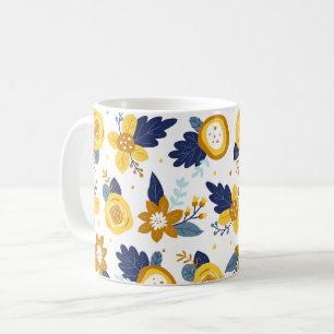  bloemmoestuinpatroon koffiemok