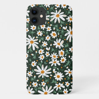 bloemmolenmadeliefjes, wilde bloemen iPhone 11 hoesje