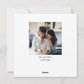 Bloemmot en maan Happy Moederdag Feestdagenkaart (Achterkant)