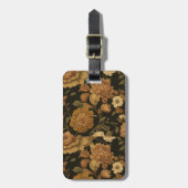bloemmotief (11) bagagelabel (Voorkant verticaal)