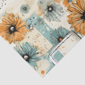  bloemmotief (3) tissuepapier (Detail)