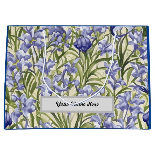 bloemmotief Bluebell Flowers Groot Cadeauzakje (Voorkant)