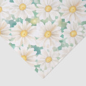 Bloemmotief Daisy Flowers Tissuepapier (Detail)