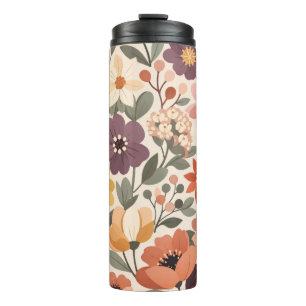 Bloemmotief Drinkgerei met All-Over Print uit het  Thermosbeker