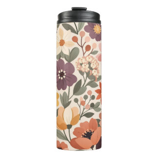 Bloemmotief Drinkgerei met All-Over Print uit het Thermosbeker