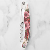 bloemmotief Flesopener Kurkentrekker (Voorkant)