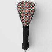 Bloemmotief Golfheadcover (Voorkant)