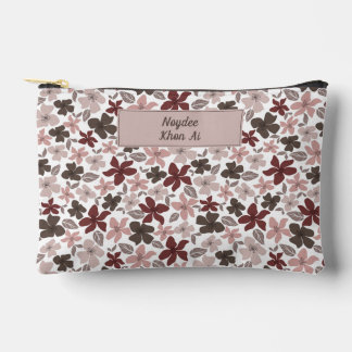 Bloemmotief Herfstkleuren Tekst en Naam Etui