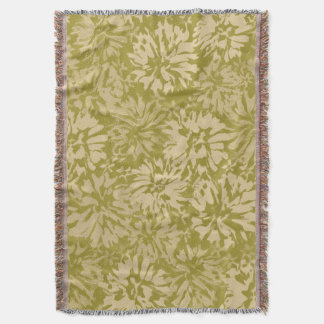 Bloemmotief in boho-stijl retro. deken
