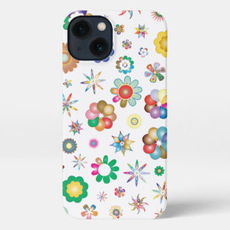 Bloemmotief iPhone 13 Hoesje