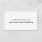 Bloemmotief | Kapsalon Kapper Visitekaartje (Achterkant)
