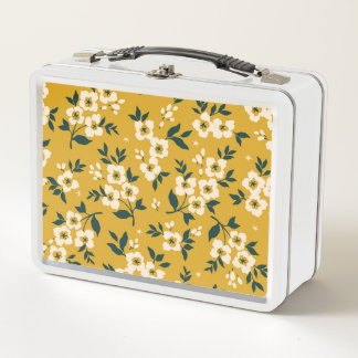  bloemmotief, kleine witte bloemetjes.