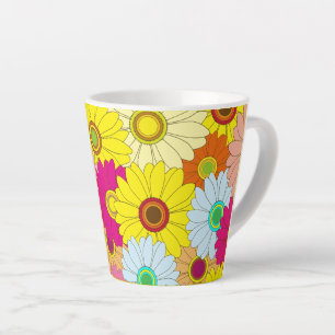 bloemmotief latte mok