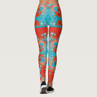 bloemmotief leggings