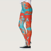 bloemmotief leggings (Links)