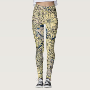 Bloemmotief leggings