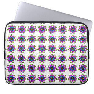Bloemmotief Mandala Patroon Laptop Sleeve