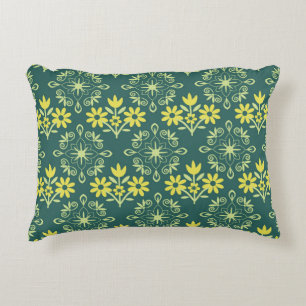 Bloemmotief, naadloos ornament. accent kussen