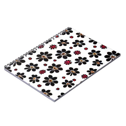 bloemmotief notitieboek (Linkerzijde)