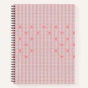 Bloemmotief Notitieboek Esthetisch Schattig Leuk