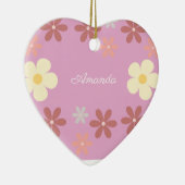 bloemmotief ontwerp keramisch ornament (Rechts)