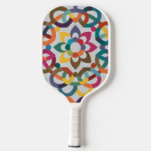 bloemmotief pickleball paddle (Achterkant)