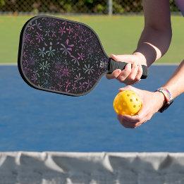 Bloemmotief  pickleball paddle