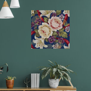 Bloemmotief Poster