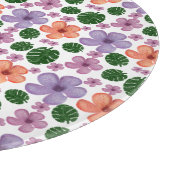 Bloemmotief  snijplank (Hoek)