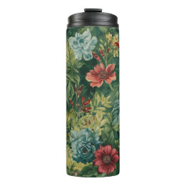 Bloemmotief Thermische Tumblers Thermosbeker