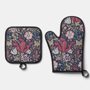 Bloemmotief, William Morris Ovenwant & Pannenlap Set