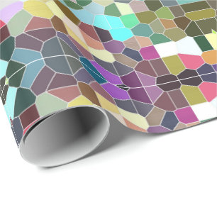 Bloemmozaïek Cadeaupapier