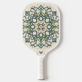 bloemmozaïek pickleball paddle