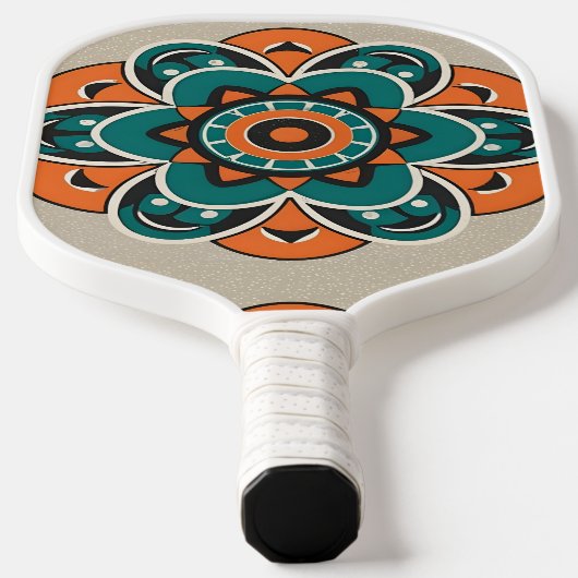 bloemmozaïek pickleball paddle (Laagn)