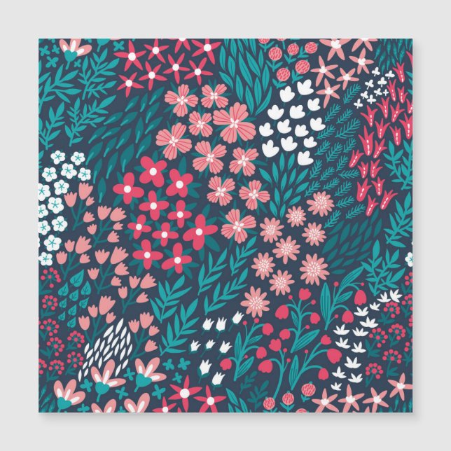  bloemnaadloze textuur. (Voorkant)