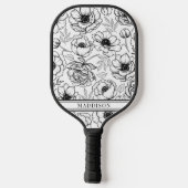 bloemnaam pickleball paddle (Achterkant)