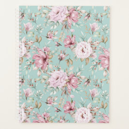 Bloemontwerp blauw planner