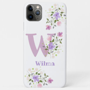 Bloemontwerp Gepersonaliseerde mobiele telefoonho iPhone 11 Pro Max Hoesje