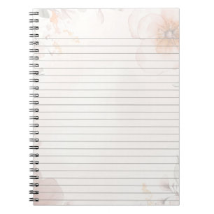 Bloemontwerp notitieboek