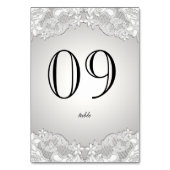 Bloemontwerp Zilvergrijs Kaart (Achterkant)